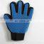 Silicone pet grooming massage gloves for dogs & cats