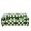 Hot Sell Latest Design Fabric Full Green Plaid Modern Protect Sofa Cover Slipcover Stretch