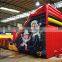 Beautiful Outdoor Kids Aerial Theme Inflatable Bounce House With Slide For Sale