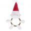 India Snowman Dog Plush Toy for Christmas Sales