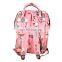 Fashion Diaper Bag Backpack Water Resistant Baby Bag for Women Girls Mum