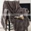 high quality 100% polyester warm large sofa throw blanket faux fur blanket