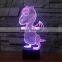 3D Cute Baby Dragon Night Light LED Bedroom Dinosaur Table Lamp 7 Colors Changing USB Baby Sleep Lighting Visual Decor Kid Gifts