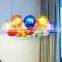 Modern Colorful Glass Bubble Ball Decorative Indoor Pendant Light