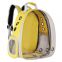 Outdoor travel hot cat and dog bag out convenient transparent space capsule large capacity super breathable pet backpack