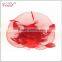 Fashion Red Hair Flowers Clip Design