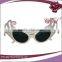 funky promotional funny plastic party glasses with rhinestone