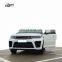 Newest body kit suitable for Land Rover Range Rover sport in SV.R style front bumper rear bumper side skirts and exhaust