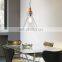 Modern Style Nordic Black Glass Hanging Lamp Decorative Indoor Single Heads Pendant Lamps