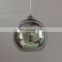 Classic design LED lamp pendant light diameter 20/25/30cm 3D colorful Plated Glass Mirror Ball hanging light fixture