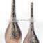 Modern New Silvery Makusky Series Long Neck Gilded Flower Vase for Home Decoration