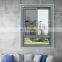 ROGENILAN 140 series clear glass aluminum sliding window with security bars