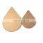 K&B antique decorative water drop shape gold iron frame wall makeup mirror for home decor