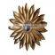 metal flower design mirror