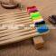 Unique Branded Black Custom Manual Cute Wireless Nylon I Shape Adults Whitening Organic Wooden Toothbrush