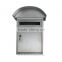 Outside Stainless Steel Mailboxes Metal stainless steel Material and Garden Type mailbox