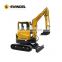 CE Approved 3080KG 2820KG 0.07CBM YUCHAI Crawler Excavator YC25-8 Yuchai Crawler Excavator