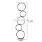 Modern LED Floor Lamp For Living Room Bedroom Home Remote Control Nordic Ring LED Floor Standing Light