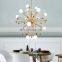 2022 Modern LED Pendant Lamp Indoor Bedroom and Living Room Pendant Light Creative Gold Chandelier