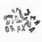 High quality Factory Price Pet Collar Accessories Full English Alphabetical Range Metal English Alphabet Letter
