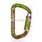 Aluminum Carabiner 30KN D type Triple Locking Carabiner For Rock Climbing Aluminum Snap Hook S7111TN3
