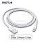 White mfi cable certified lightening cable charger for apple mfi brand charging cable