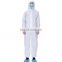 Microporous isolation safety coverall 60gsm disposable