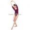 Dansgirl Short Sleeve Sexy Lace Open Back Women Ballet and Gymnastics Leotard