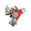 Dividing Control Breeching wye fire hose manifold with BS adapter