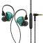 moving coil HiFi headset with wheat wire control mobile phone computer game in-ear sports music headset