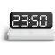 15W Foldable Wireless Charger Stand Strong Magnetic Smart LED Alarm Clock Multifunctional Phone Holder Quick 10W Charging Output