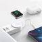 2 in1 Wireless Charger with Magnetic Alignment for iWatch All Series Portable for Apple Watch