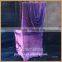 C114A Hot sale custom-made ruffled wedding chair cover