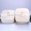 Natural round shape mini wooden bark box wood cheese box wholesale