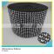 18 Rows/24 Rows/30 Rows Black Base with Silver Crystal Rhinestone Mesh Roll for Garment Accessory