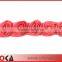 New arrival latest design New fashion flower shape chiffon bridal lace trim