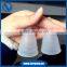 Silicone folding Menstrual Cup with carry folding container
