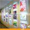 slim wall mounted crystal LED light box acrylic photo frame