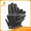 2016 fashion ladies black nickel star decoration and tassel leather gloves