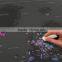 CT-723 New model Urban Edition FT Map Black Coated map Creative Footprint Travel Map