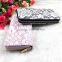High Quality Fashion Long Cotton Frabric Flower Lace Famous Women Cluth Wallet