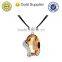 2015 hot selling high quality latest design gold colorful crystal stone necklace