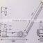 Pneumatic hydraulic jack