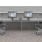 high quality nail salon reception desk for 2 people factory sell directly QT2820
