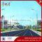 10m single arm round conical lighting poles