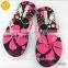 Cheap promotional OEM logo fashion custom EVA flip flops