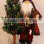 XM-A6002 20 inch lighted forest santa hugging 24 inch tree for christmas decoration