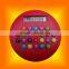 Hot sale colorful hamburg gift calculator,Round calculator