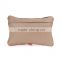 Decorative impression style leather throw pillows with insert