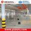 Stainless steel belt conveyor system in powder coating line